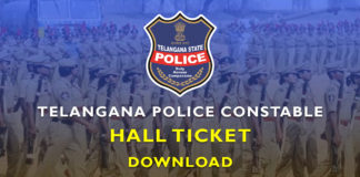 Download Telangana (TS) Constable Hall Ticket 2018