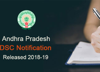 Andhra Pradesh DSC Notification Released 2018-19
